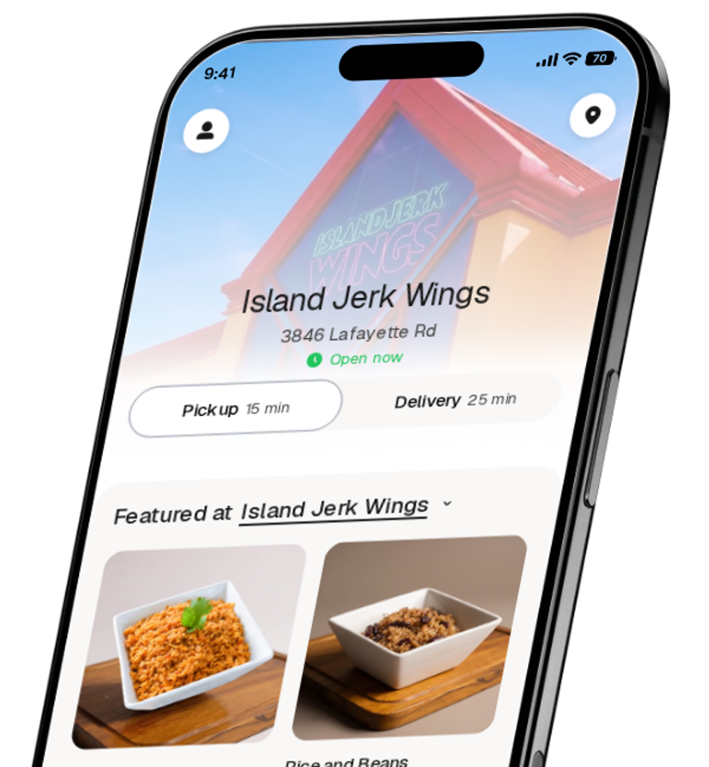Island Jerk Wings app preview