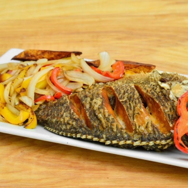 Fried Whole Tilapia.