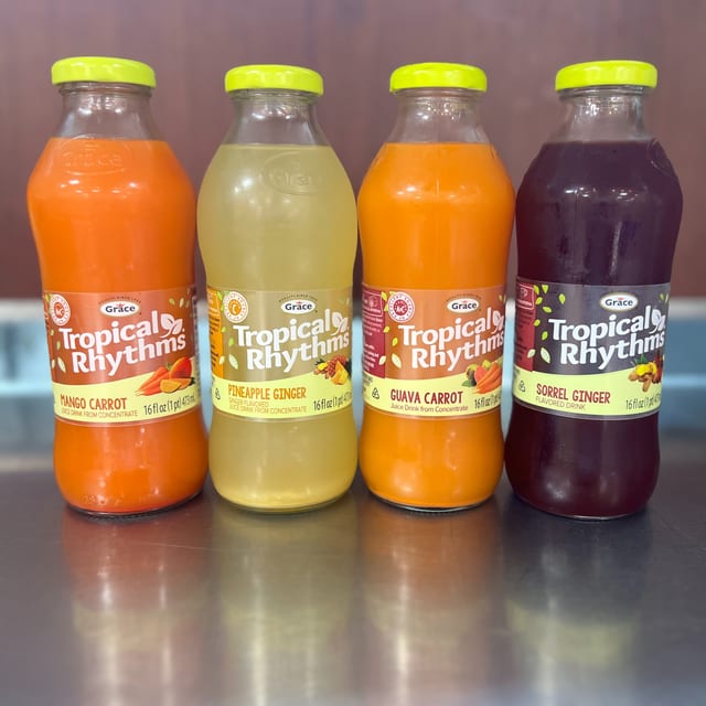 Tropical Rhythm Fruit Juice.